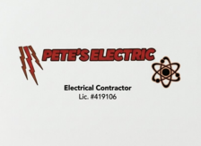 Logo for Pete's Electric