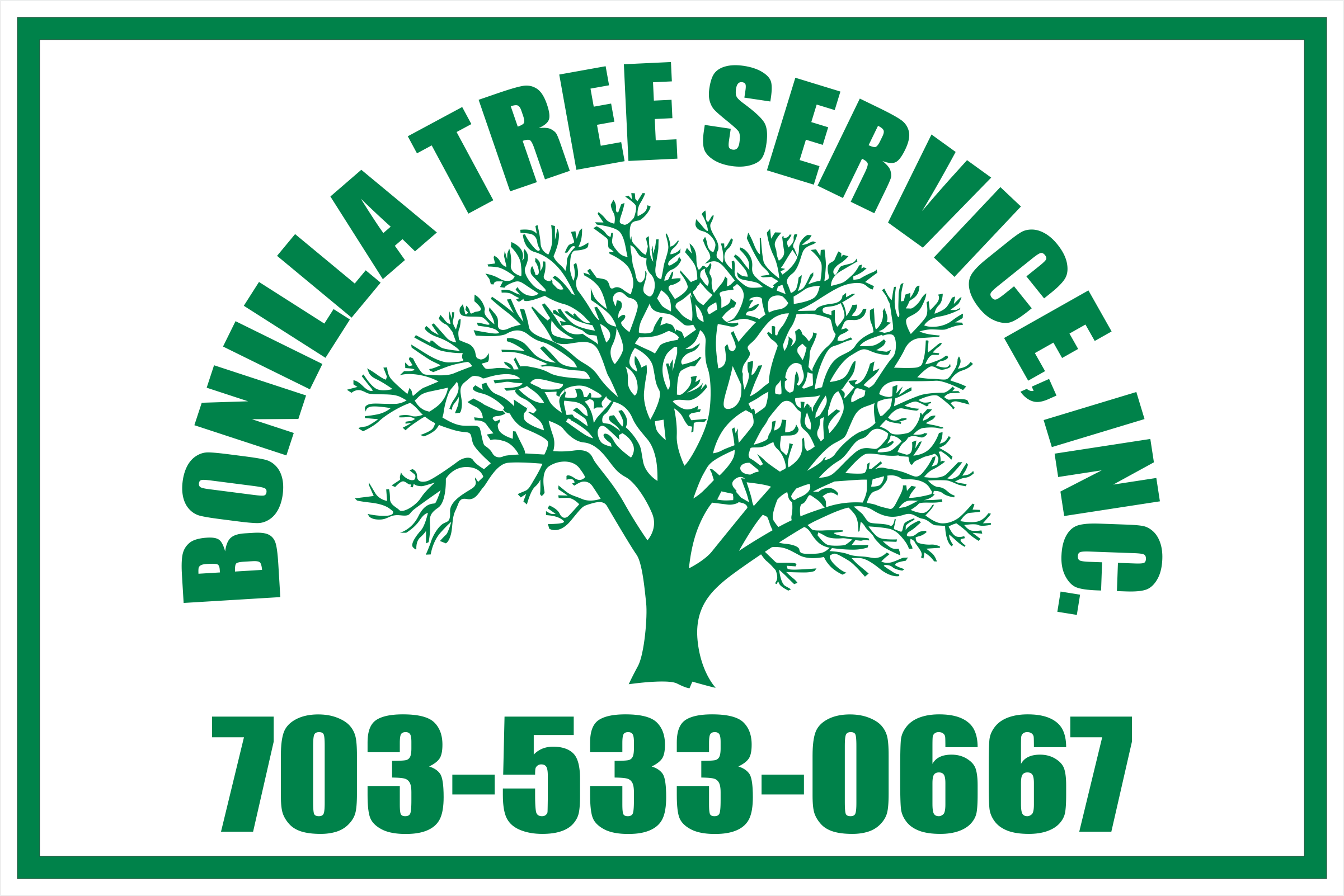 Logo for Bonilla Tree Service