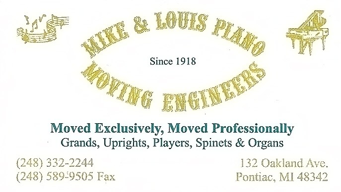 Logo for MIKE & LOUIS PIANO MOVING ENGINEERS INC