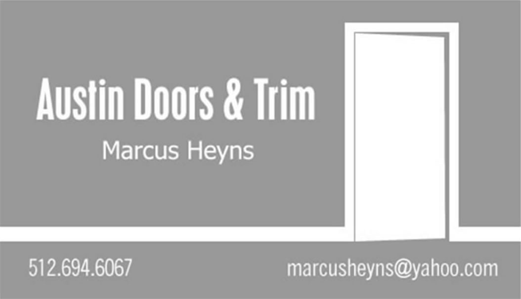 Logo for Austin Doors and Trim