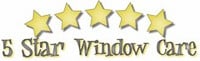 5 Star Window Care logo