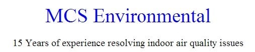 Logo for MCS Environmental
