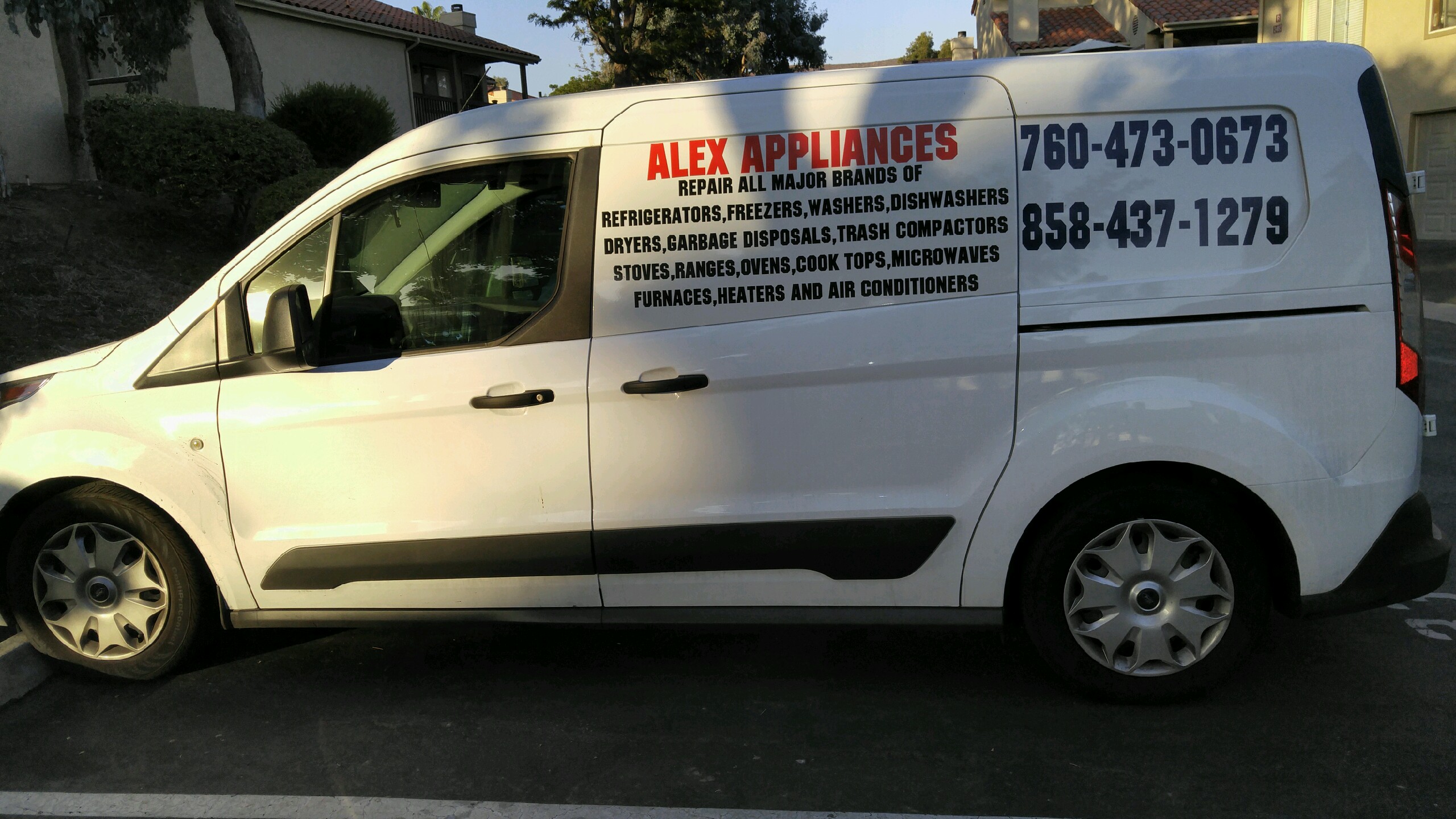 Logo for Alex Appliances