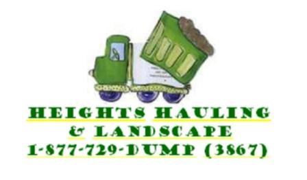 Logo for Heights Hauling and Landscape