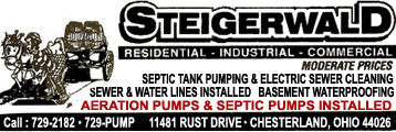 Logo for Steigerwald Septic & Sewer