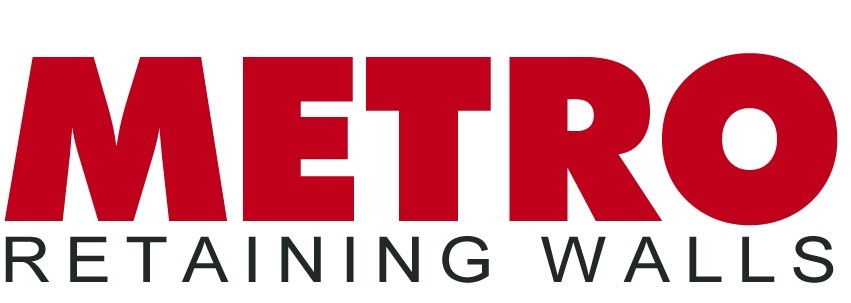 Logo for METRO RETAINING WALLS