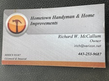 Hometown Handyman & Home Improvements logo