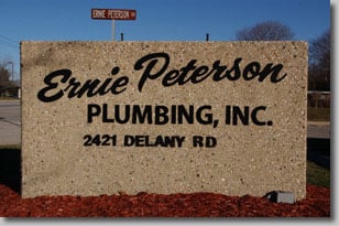 Logo for Ernie Peterson Plumbing