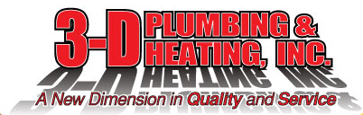 Logo for 3-D PLUMBING & HEATING INC