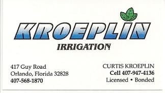 Avatar for KROEPLIN IRRIGATION & LANDSCAPING