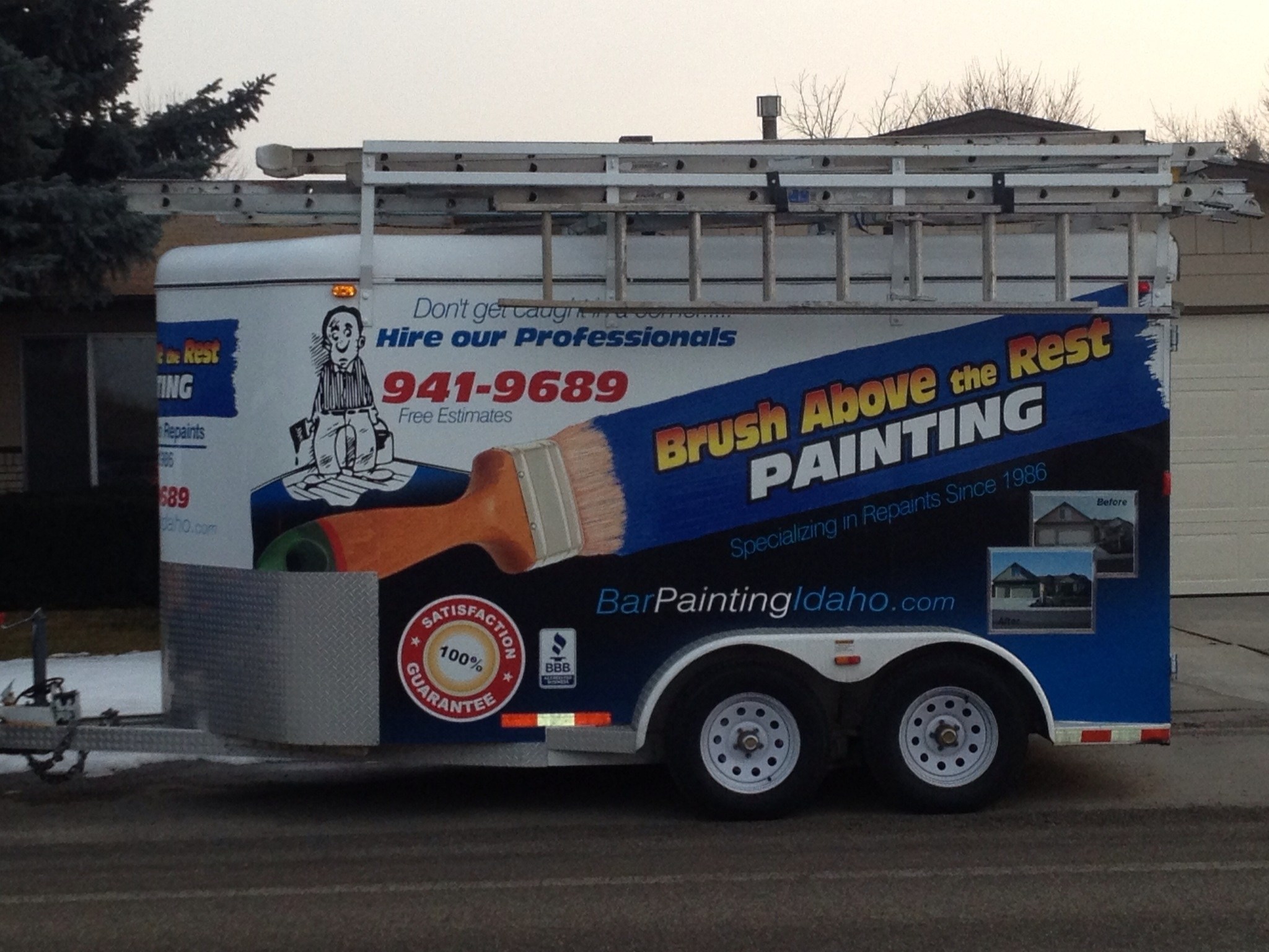 Logo for Brush Above The Rest Painting Services (B.A.R.)