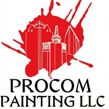 Logo for ProCom Painting, LLC