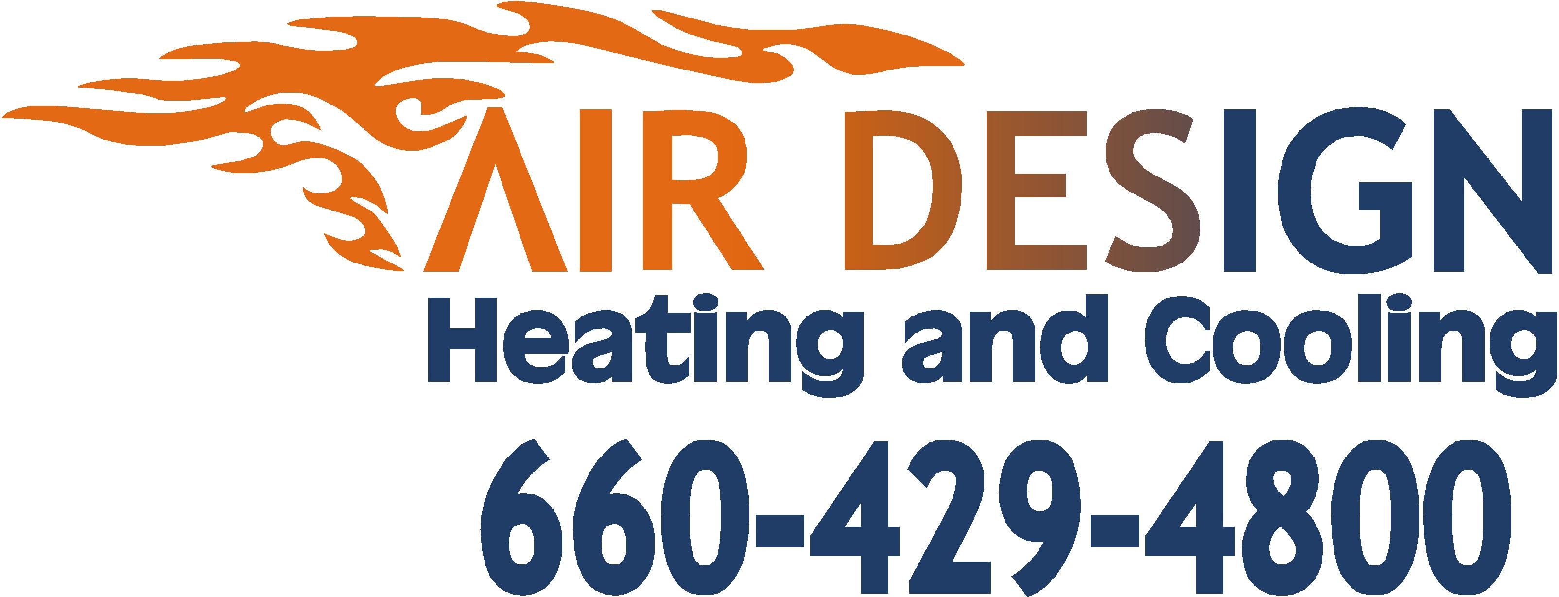 Logo for AIR DESIGN HEATING & COOLING