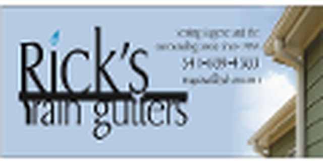 Rick's Rain Gutters logo