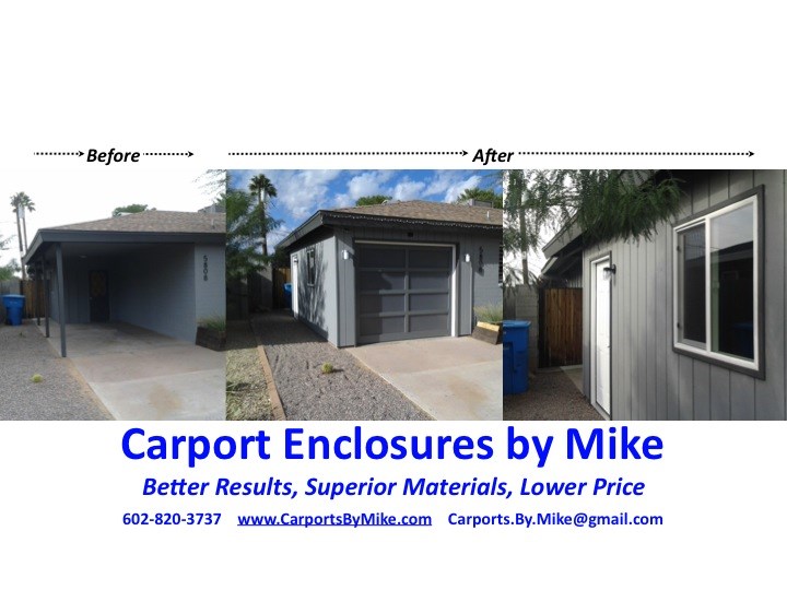 Carport Enclosures by Mike logo