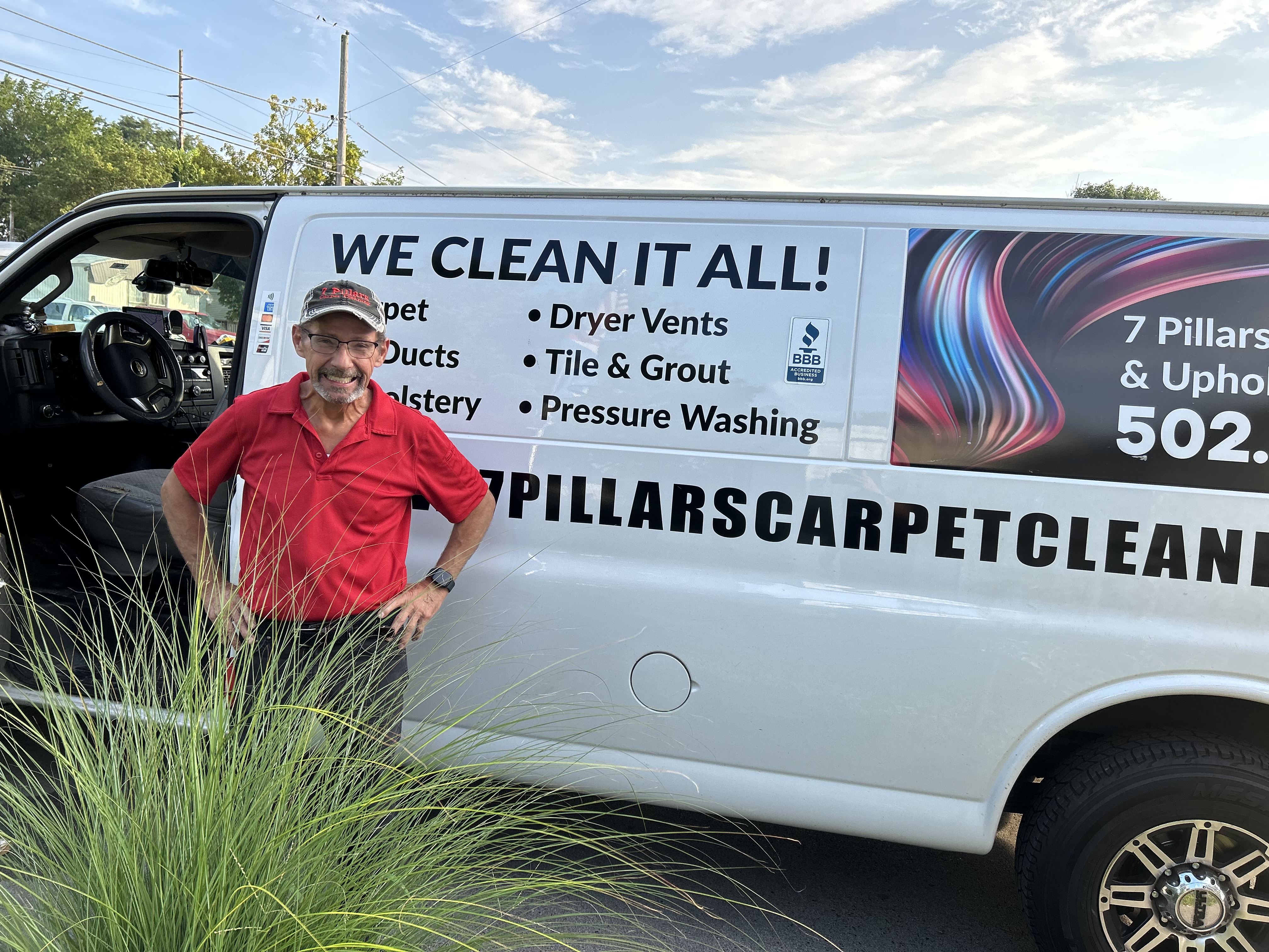 7 pillars carpet and upholstery cleaning  logo