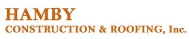 Logo for Hamby Construction & Roofing Inc