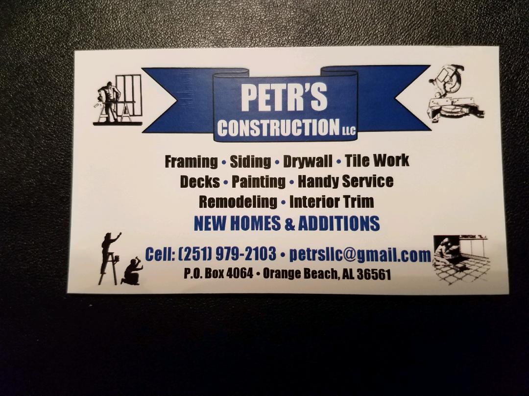 Avatar for PETR'S CONSTRUCTION
