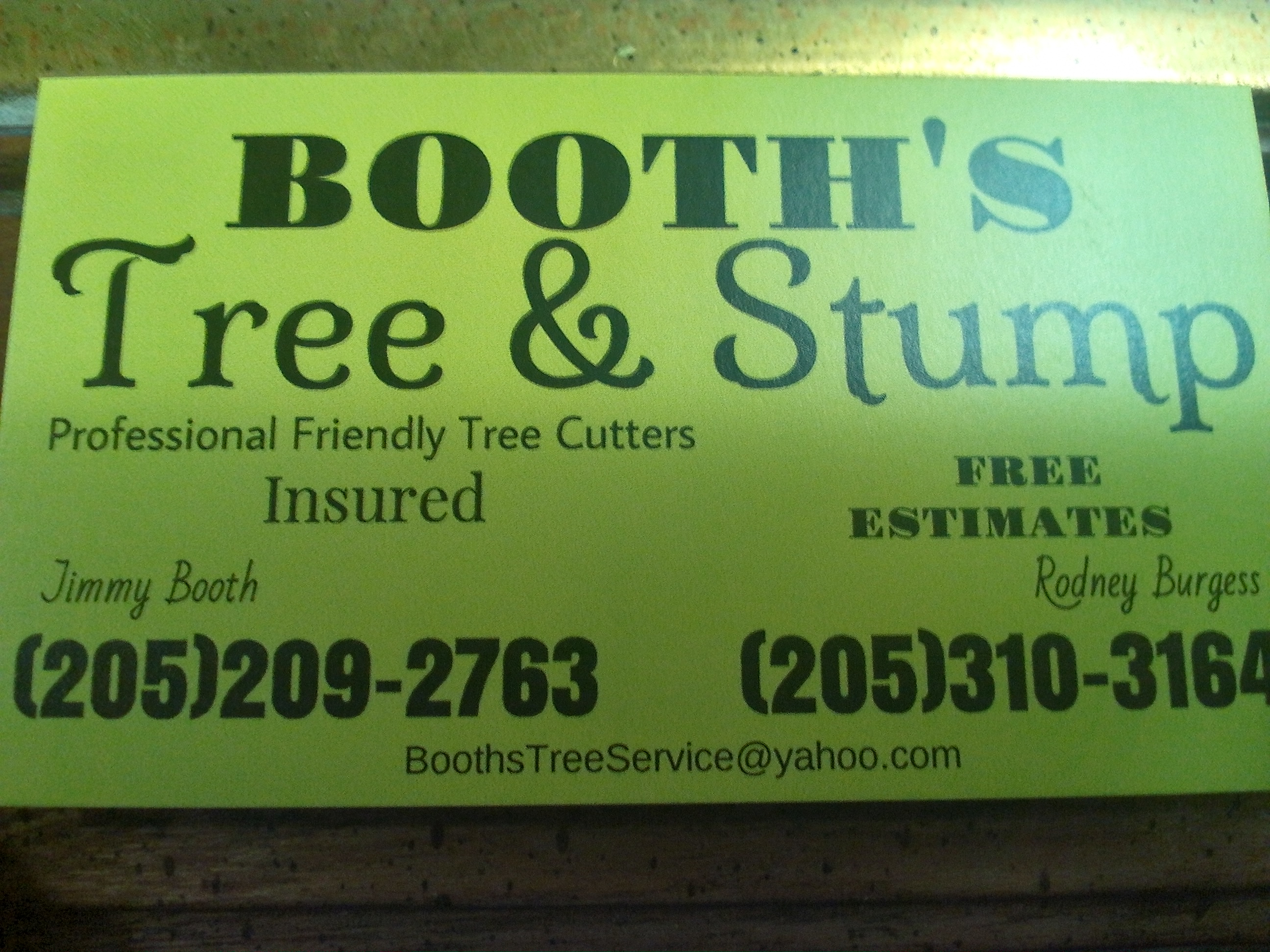 Avatar for Booths Tree and Stump