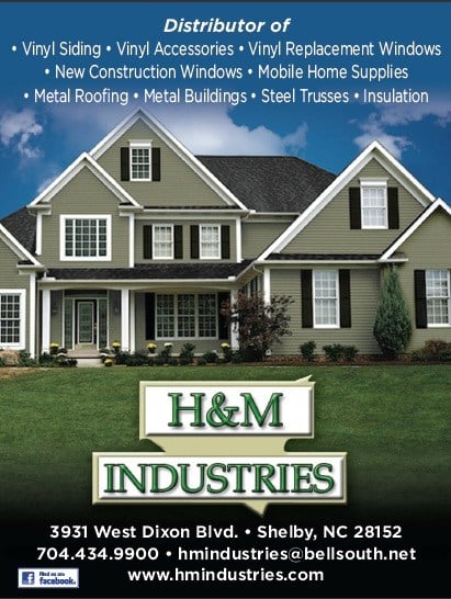 Logo for H & M Siding & Windows