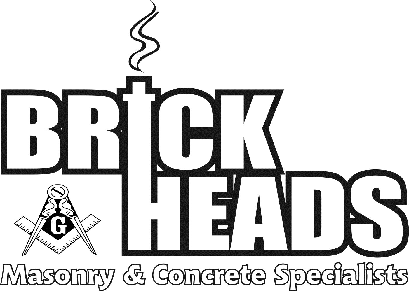 Logo for BrickHeads Masonry & Concrete Specialists LLC.