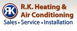 Logo for R K HEATING & AIR CONDITIONING