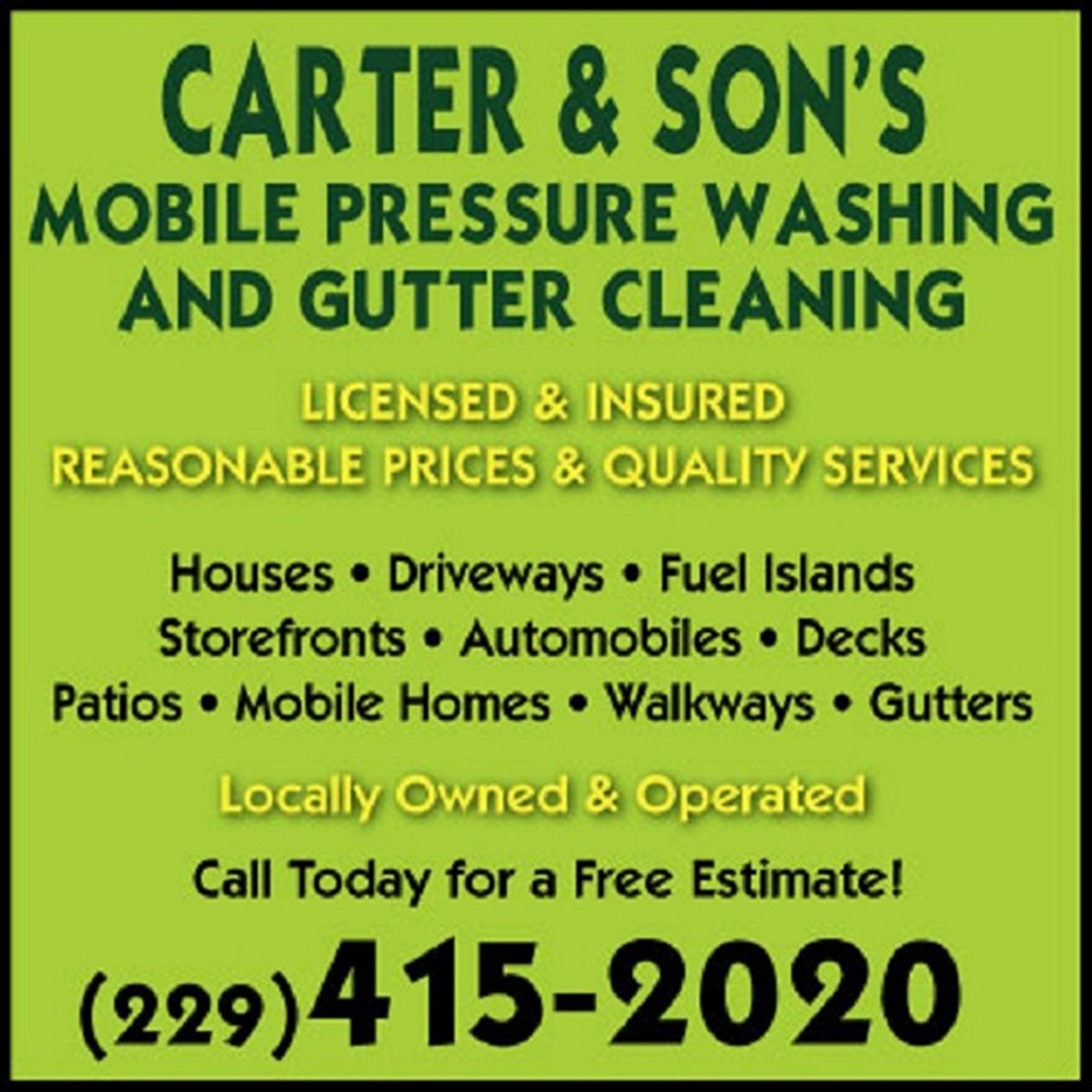 Avatar for Carter & Sons Mobile Pressure Washing