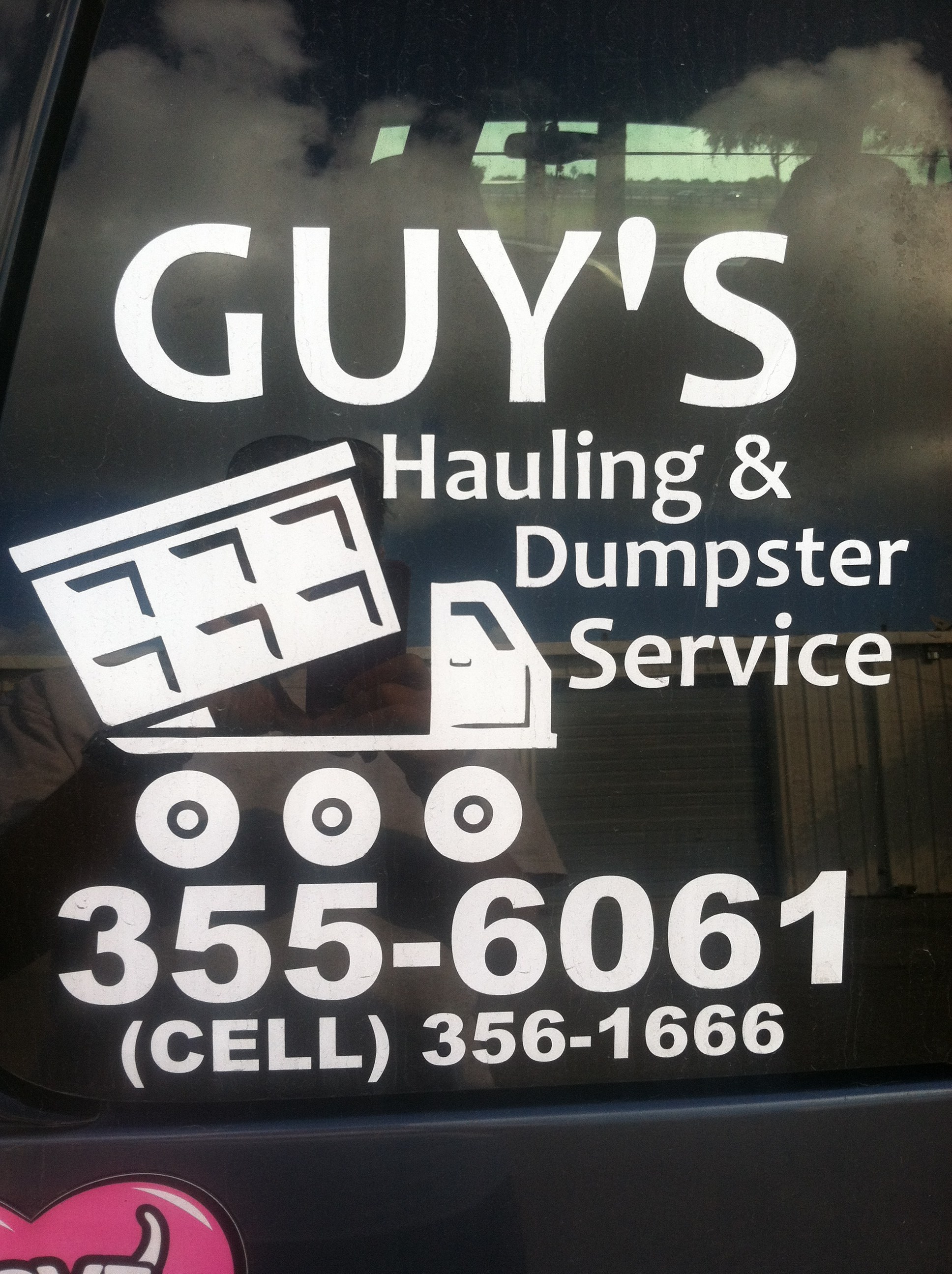 Logo for Guy's Hauling & Dumpster Service Inc.