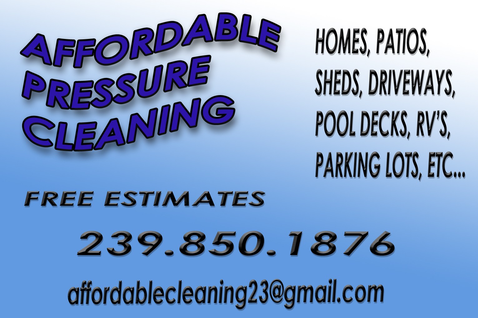 Logo for Affordable Pressure Cleaning