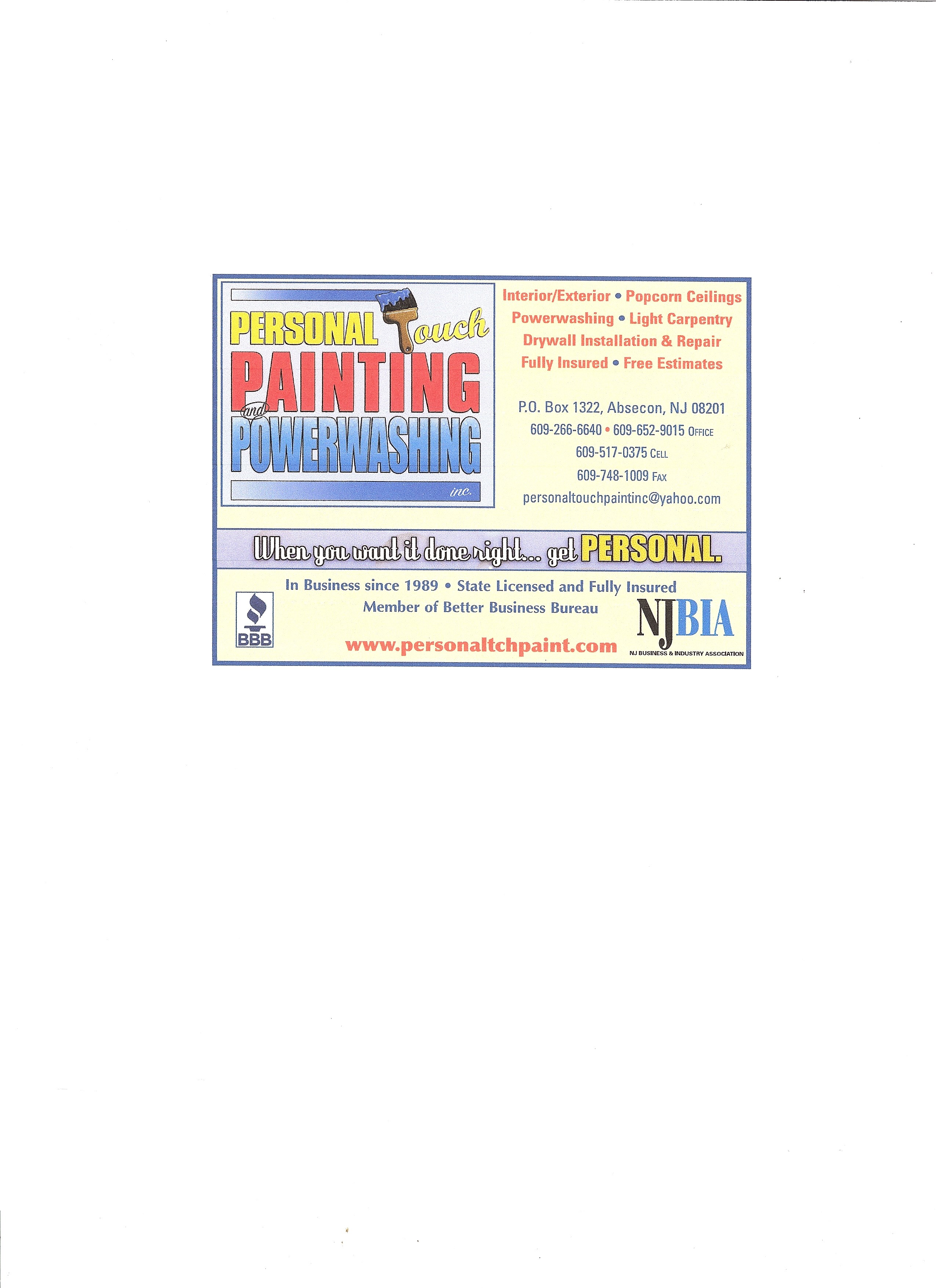 Avatar for Personal Touch Painting Inc