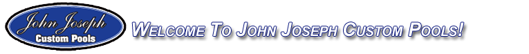JOHN JOSEPH CUSTOM POOLS logo