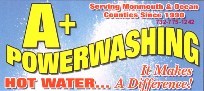 Logo for A Plus Powerwashing and Roof Cleaning LLC