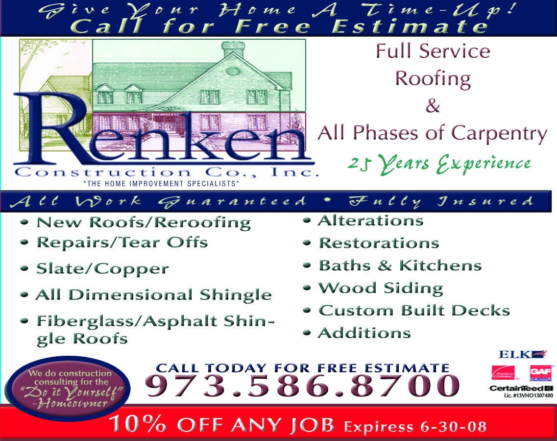 Logo for J RENKEN CONSTRUCTION LLC.