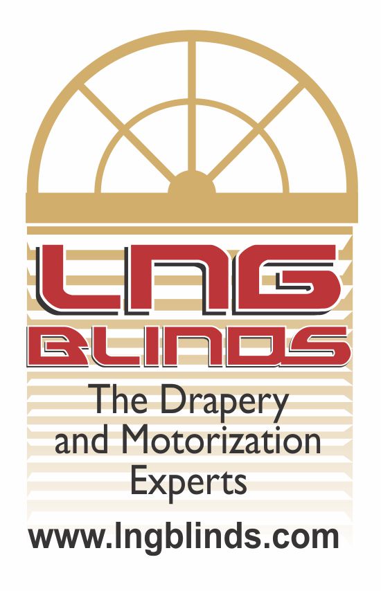 LNG Blinds The Drapery and Motorization Experts logo