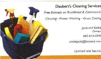 Daubert's Cleaning Services logo