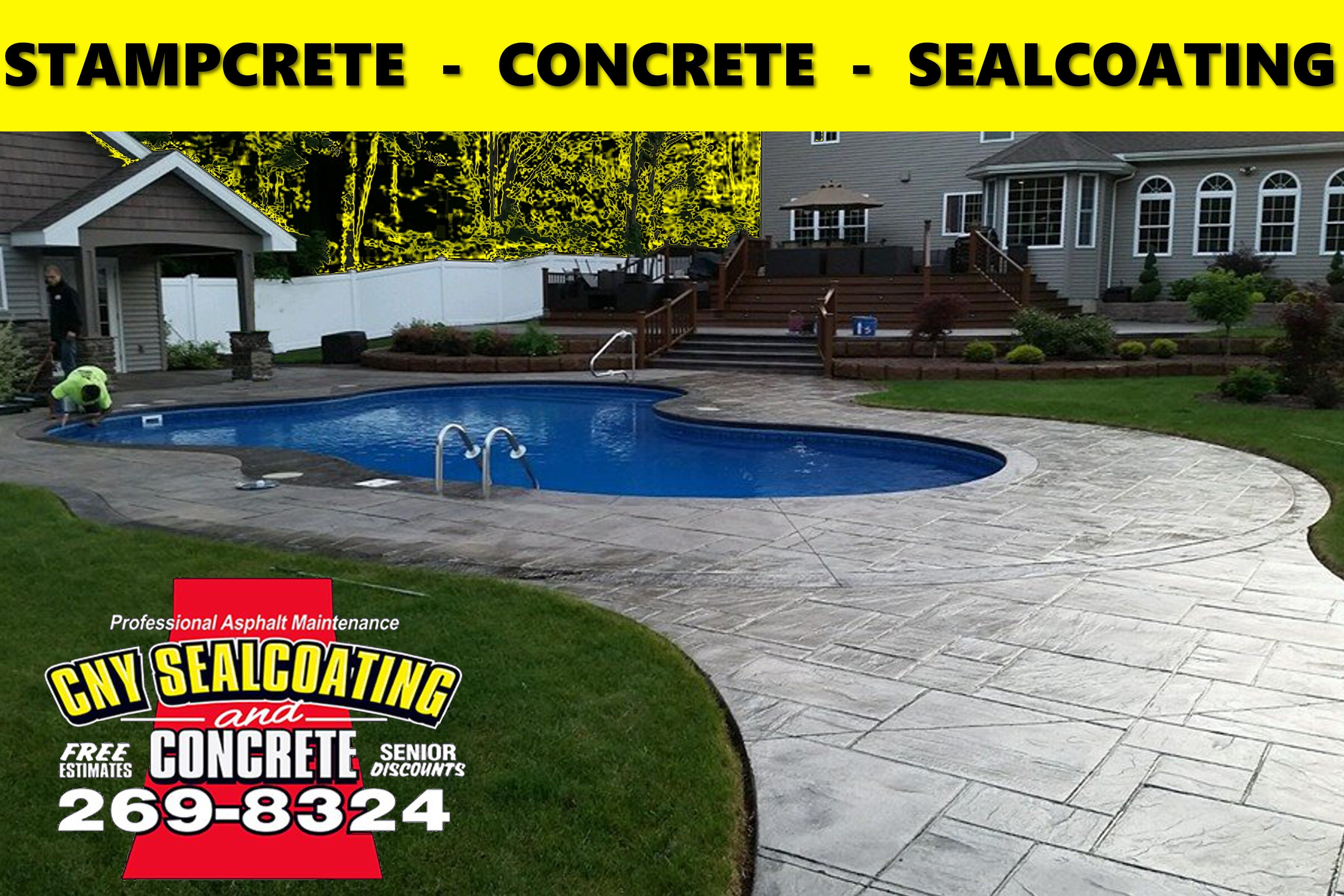 Logo for CNY Sealcoating & Concrete