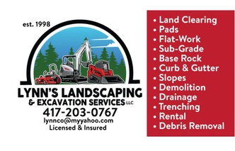 Lynns Landscaping and Excavation Services logo
