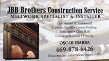 Logo for JBB Brothers Construction Service