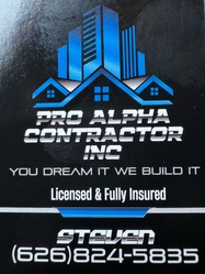 Pro Alpha Contractors logo