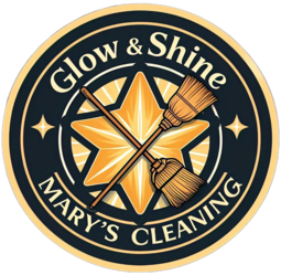 Glow and shine mary's house cleaning logo