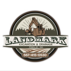 Landmark Excavation and Drainage logo