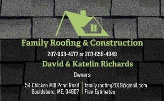 Family Roofing logo