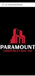 Paramount construction inc logo
