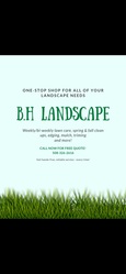 B.H. Landscape logo