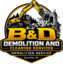 B&D Demolition and clearing services logo