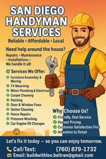 Avatar for San Diego Handyman - Unlicensed Contractor