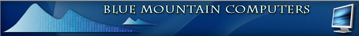 BLUE MOUNTAIN COMPUTERS logo