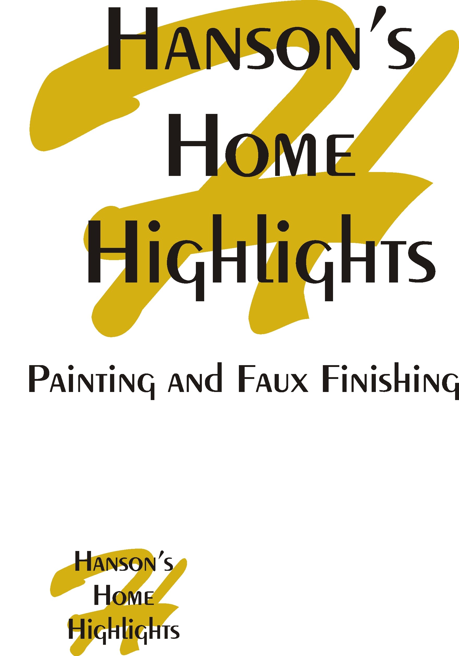 Hanson's Home Highlights logo