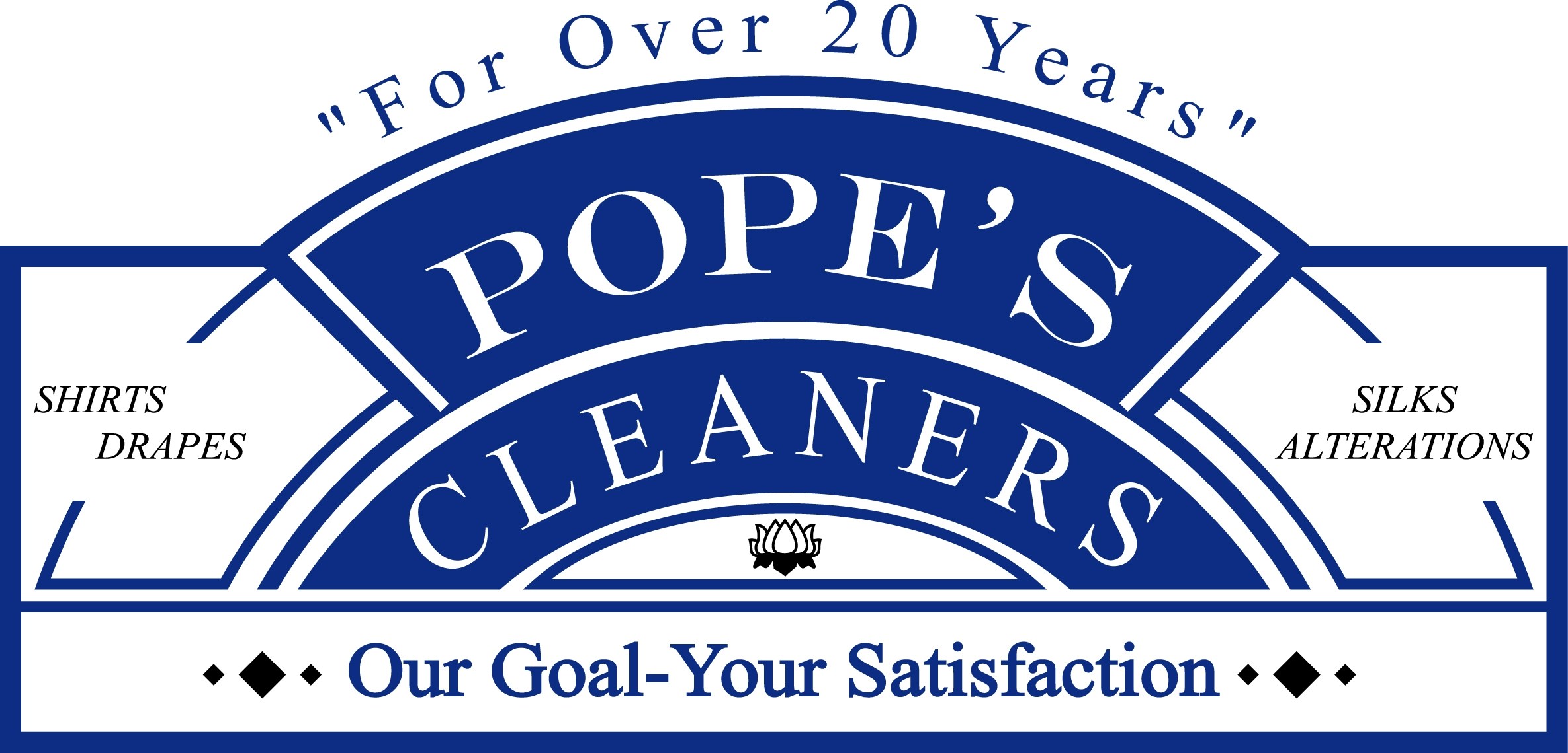 POPE'S DRY CLEANERS logo