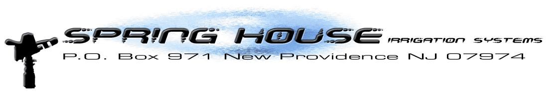 SPRING HOUSE IRRIGATION & LANDSCAPE LIGHTING logo